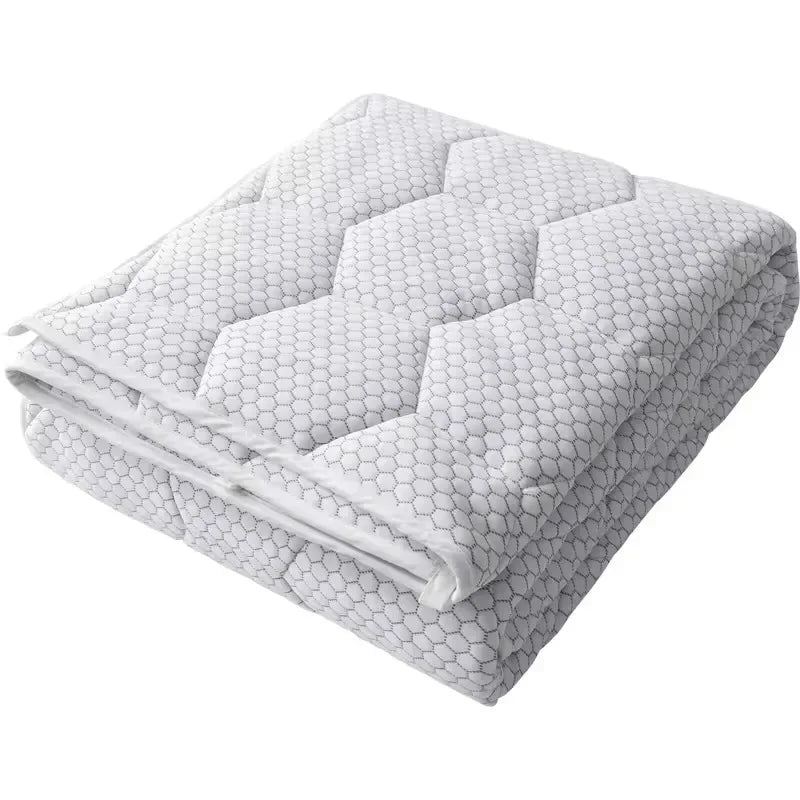 15lbs Weighted Blanket for Adults - Double-Sided Cotton with Glass Beads- Cooling Heavy Blanket for Home, Hotel & Anxiety Relief