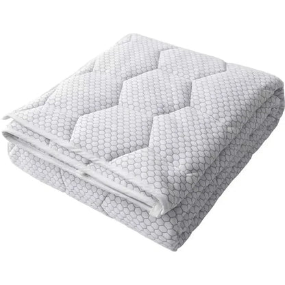 15lbs Weighted Blanket for Adults - Double-Sided Cotton with Glass Beads- Cooling Heavy Blanket for Home, Hotel & Anxiety Relief