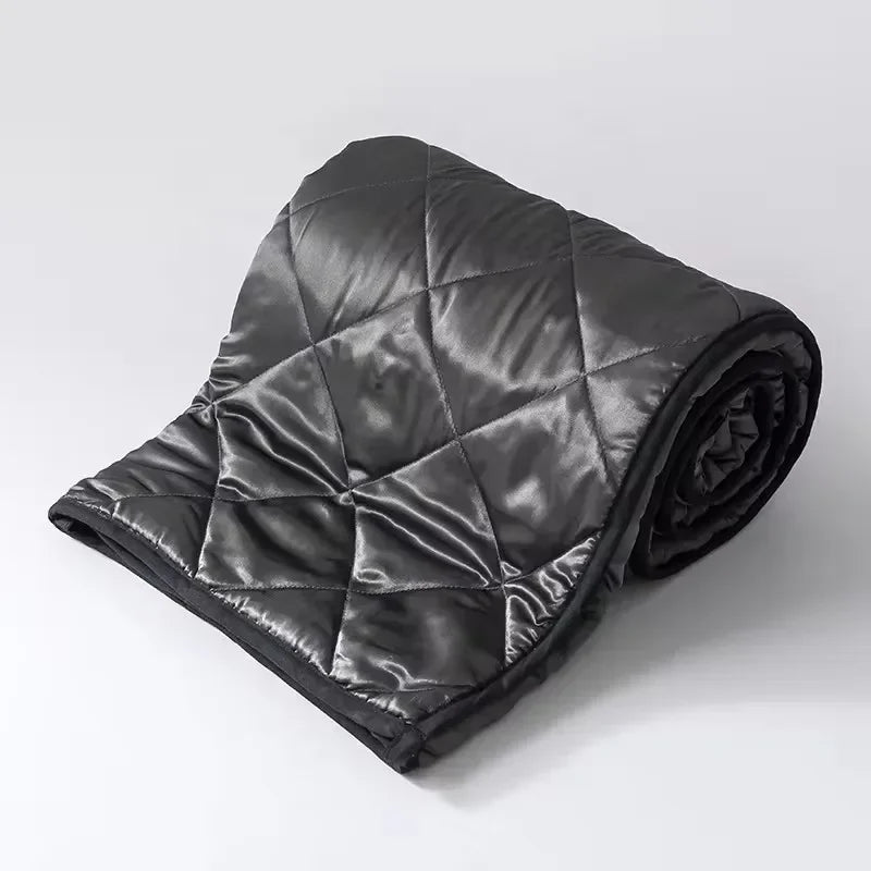 15lbs Weighted Blanket for Adults - Double-Sided Cotton with Glass Beads- Cooling Heavy Blanket for Home, Hotel & Anxiety Relief