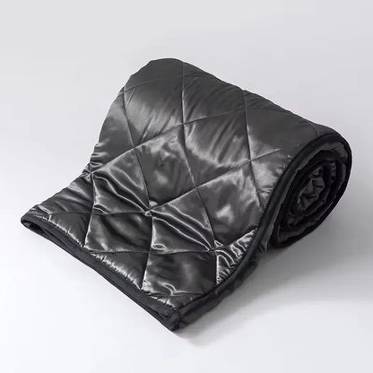 15lbs Weighted Blanket for Adults - Double-Sided Cotton with Glass Beads- Cooling Heavy Blanket for Home, Hotel & Anxiety Relief